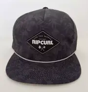 RIP CURL JACARANDA MEN'S CAP CHARCOAL HAT CAP ADJUSTABLE Z4 NWT