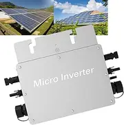 Micro Solar Inverter,Waterproof Ip65 Solar Grid Tied Micro Inverter,Aluminum Alloy Power Grid Tie Micro Inverter Voltage 20-60v Dc/120/230v Ac Intelligent Monitoring System,600w