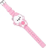 [WOFASHPURET] Bear Touch Screen Watch Cartoon Boys Teenagers Youth Girl Watches Digital Watch Boy Clamshell Watch Purple Silica Gel