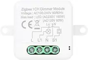 Zigbee Dimmer Switch Module App Remote Control Curtain Switch Compatible with Alexa 1 Gang Switch