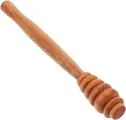 LOPUNER Wooden Honey Dipper Stick Small Honey Mixing Wand for Effortless Dispensing and Stirring for Jars Tea and Jam Stylish Kitchen Tool