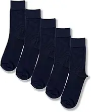 [Cub Rocks] 5pk Mens Cotton Modal Sock - Comfort Welt