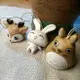 創意陶瓷包鏈風鈴車飾掛件小動物飾品可愛兔子小鹿貓送朋友小禮物