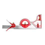 3 in 1 300mm Square Right Angle Ruler Measuring Ruler Multi Combination5402