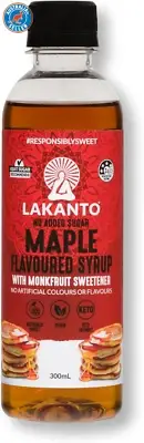 Maple Flavoured Syrup with Monkfruit Sweetener, 300 Ml