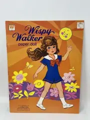 Vintage 1976 Whitman Paper Dolls Uneeda WISPY WALKER New Old Stock