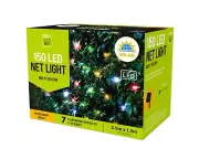 Solar Net Light 150pc Multi Coloured