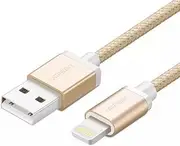 UGREEN 30589 Lightning to USB2.0 Sync and Charging Cable, 2 Meter, Gold