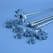 Plate Dispersing Propeller Stirring Blade Laboratory 304 Stainless Steel Tools