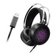 Professional Virtual 7.1 Gaming Headset RGB Light Headphone USB Wired with Mic for PC Computer Xbox One PS4