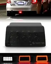 Bestview 3-In-1 LED Rear Fog Light Assembly Kits Compatible with 2011-2021 Subaru WRX STI Impreza XV Crosstrek, Function as Tail Brake Backup Reverse Lights (Smoke Len)