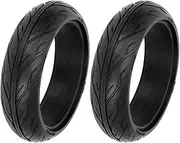KBTBSCCPLG 2Pcs Electric Scooter 8-Inch Wheel Tires Non-Slip Tire Solid Tire Accessories Fit for Ninebot ES1/2/4 Electric Vehicle Accessories