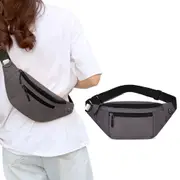 Oxford Bum Bag Fanny Pack Zip Pouch Unisex Waist Belt Wallet