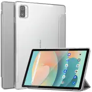 For Blackview Tab 12 / Tab 12 Pro Tri-fold Stand Tablet Case Pu Leather Translucent Matte Pc Tablet Cover