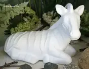 POTTERY BARN GLOWING ZEBRA LAMP -NIB- YOU’LL SURELY EARN YOUR STRIPES FOR DÉCOR!