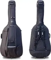 Bass Bag 3/4Upright Double Gig Bag with wheels Oxford Cloth String Thick Padding