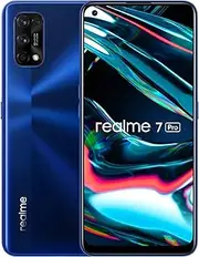 [realme] 7 Pro Mirror Blue, 6.4” AMOLED Full Screen Display, Quad Camera, 4500mAh Battery with 65W Dart Charge, Sim Free Smartphone, Dual Sim, UK Plug