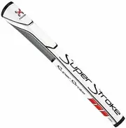 SuperStroke 1.0PT Golf Putter Grip, Black/Gray | Advanced Surface Texture That Improves Feedback and Tack | Even Grip Pressure with a More Pronounced Arc Design and Slim Profile | Tech-Port (73001)