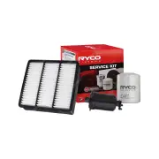 Ryco Oil Air Fuel Filter Service Kit for Mitsubishi Lancer CC 4cyl 1.8L Petrol