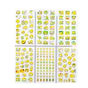 6Sheets/Pack Kawaii Stationery Stickers Cute Cartoon Stickers Lovely Paper Stickers For Kids DIY Diary Scrapbooking Photo Ablums