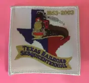 Patch- TEXAS RAILROAD SESQUICENTENNIAL 1853-2003 (PTRA) - NEW #99987