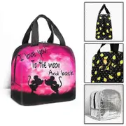 c400 Mickey Minnie Mouse Lunch Bags Kids School Insulated Lunch Bag Portable Cooler Tote Food tbd400