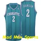LARRY JOHNSON Grand Mama Charlotte HORNETS HWC Throwback SWINGMAN Jersey S-2XL