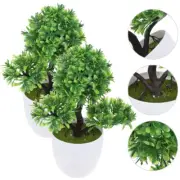 2pcs Artificial Plants for Indoor Use Potted Fake Plant Decor