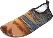 [BTCOWZRV] Water Shoes for Women Men Evening Beach Sea Water Water Sports Shoes Slip-on Breathable Lightweight Athletic Aqua Sock