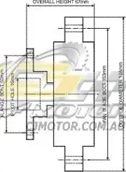 DAYCO Fanclutch FOR Mazda B2200 Jun 1987 - Mar 1996 2.2L 8V DFI Diesel R2 (for: Mazda)