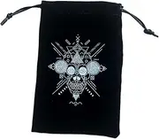 Tarot Bags and Pouches | Flannel Tarot Deck Holder Reusable Jewelry Pouch Drawstrings Tarot Card Case,Reusable Portable Tarot Bags Bundle Pocket Storage Bag for Tarot Card Accessories