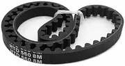1pcs Synchronous Belt HTD 8M C=HTD8M1600~HTD8M2200 Wide 10/25/30mm Suitable For 8M Timing Pulley Circular Arc Tooth Closed Loop Belt(HTD8M1736,1pc-25mm)
