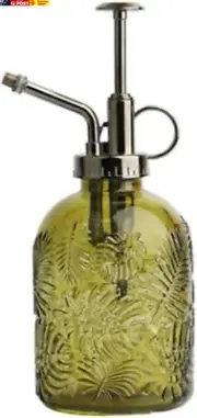 20Cm Tall Vintage Style Spritzer,360Ml Glass Pump Plant Mister Plant Spray Bottl