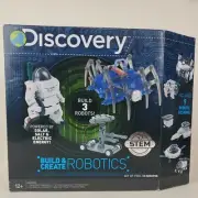 DISCOVERY BUILD AND CREATE ROBOTICS W/ 9 ROBOT DESIGNS Stem Brand New Never Open