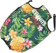 [GANAZONO] Delicate Elastic Suitcase Protector Cover Durable Luggage Wrap for Travel Stylish Design for Tropical Use for Protecting Your Suitcase and Scratches