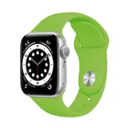 Silicone Sports Band For Apple Watch Series 4-7/SE 38mm 44mm Green