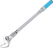 Adjustable Wrench, 20-210Nm Adjustable Torsion Wrench 0-37mm Large Opening Wrench for Automotive Motorcycle HVAC Pipeline