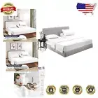 Premium White Solid 600 TC King Sheets for Split Top Adjustable Beds - 18" Deep