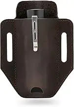 VIPERADE PJ31 Multitool Sheath, Flashlight Holster for Belt, EDC Pocket Pouch for Men, Belt Sheath EDC Holster for Multitool, Flashlight, Folding Pocket Knife (Brown)