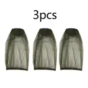 Protect Yourself with 3 Pack Mosquito Head Net Hat for Sun and Bee Insect