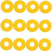 AKOOSY Guitar Strap Locks Set 12pcs Acoustic Electric Guitar Strap Blocks Locks for Guitar Safety Washers Easy to Install Pad Bass Guitar Accessories