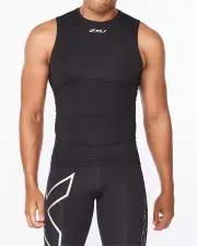 2XU Core Compression Sleeveless - Black/Silver - M