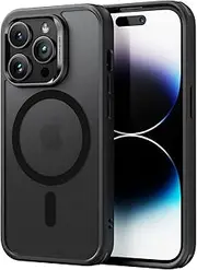 ESR for iPhone 14 Pro Case, MagSafe Phone Case Supports Magnetic Wireless Charging, Shockproof Military-Grade Protection, Scratch-Resistant Back, Classic Hybrid Cover for iPhone 14 Pro, Black