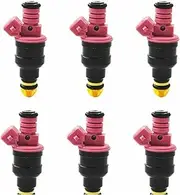 6pcs/Set Fuel Injectors 0280150440 Compatible for BMW E36 328i M3 E39 Z3 M52 B28 M52M52B28 S50S52M50