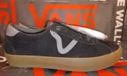 Vans Men's 7 Skate Sport Pop Cush Black/Gum Skate Shoes - VN0A5HEKB9M