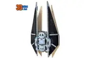 Wall Mount Bracket for LEGO Star Wars TIE Striker (set 75154)