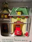 2024 Merry Moments Christmas Village House No. 24 Fire Station LED Lights Aldi