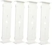 HOOTNEE 4pcs Adjustable Retractable Drawer Dividers Sundries Partition Organizer for Neat Sorting of Hosiery Makeup and Accessories Elegant