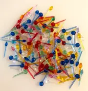 150 SANTA IGLOO PIN LIGHTS SMALL LARGE + MINI TWISTS Ceramic House Bulbs Pegs