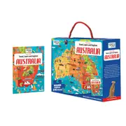 210pc Sassi Junior Australia Educational Fun Puzzle & Book Game Set Kids 6y+